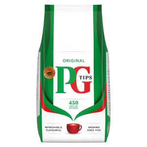 PG Tips One Cup Square Tea Bags - Pack of 450